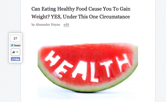 healthy food article