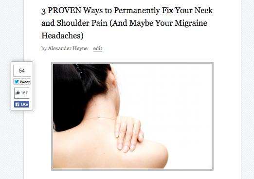 neck and shoulder pain relief