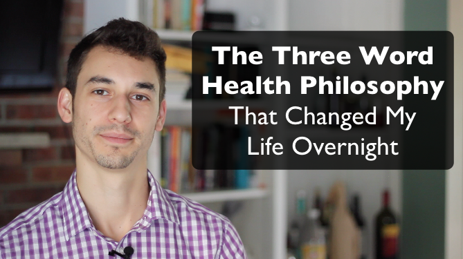the three word health principle