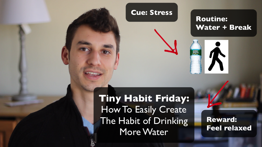 How to drink more water at work every day