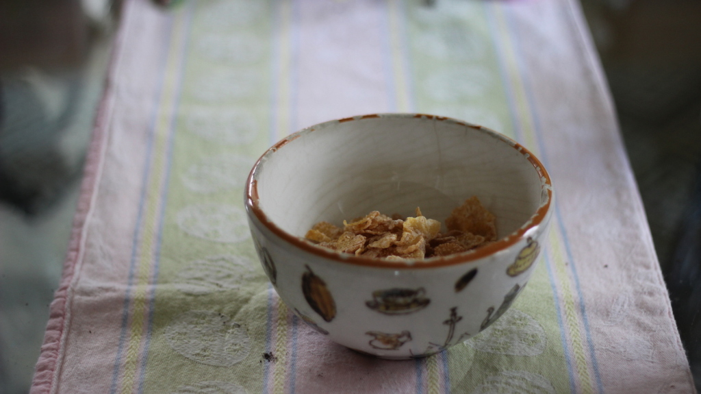 Frosted Flakes in Bowl